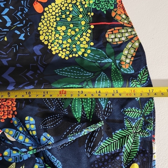 Loft Skirt Womens Size XXS Petite birds flowers Floral - Picture 9 of 11